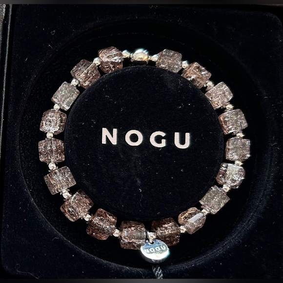 🤎🤎 NOGU Cola Glitter Glass Sugar Cube Bracelet 🤎🤎 - Picture 1 of 5